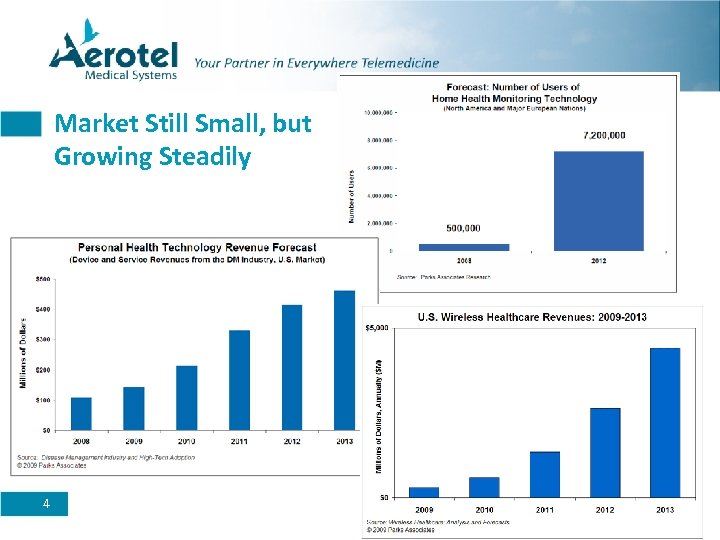Market Still Small, but Growing Steadily 4 