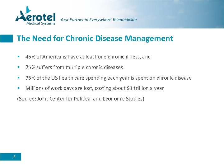 The Need for Chronic Disease Management § 45% of Americans have at least one