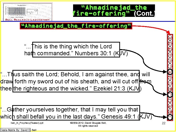 “Ahmadinejad_the fire-offering” (Cont. ) “Ahmadinejad_the_fire-offering” “. . . This is the thing which the