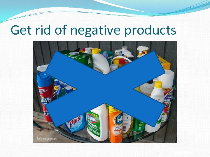 Get rid of negative products 