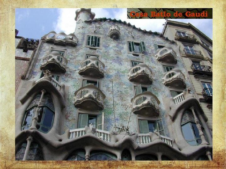 Casa Batlo de Gaudi 