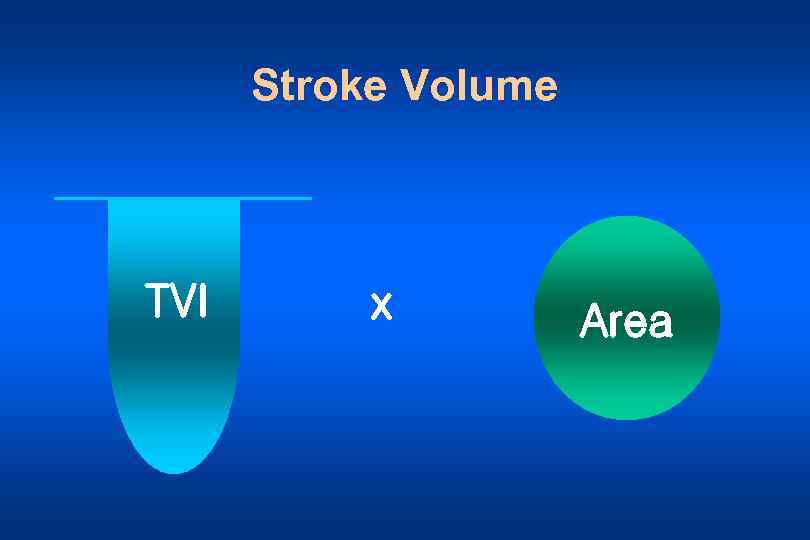 Stroke Volume TVI x Area 