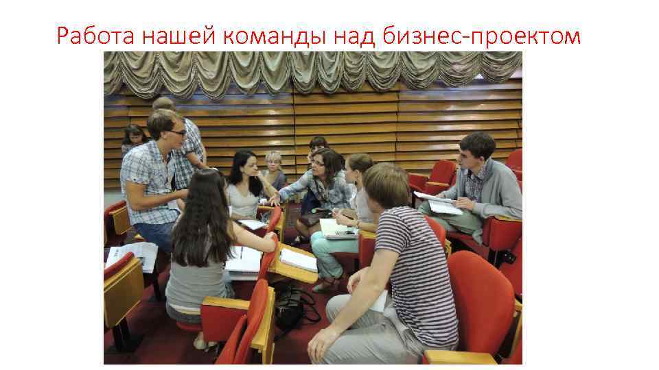 Работа нашей команды над бизнес-проектом 