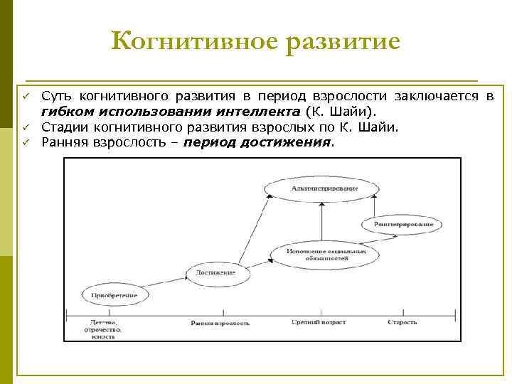 Ранняя взрослость развитие