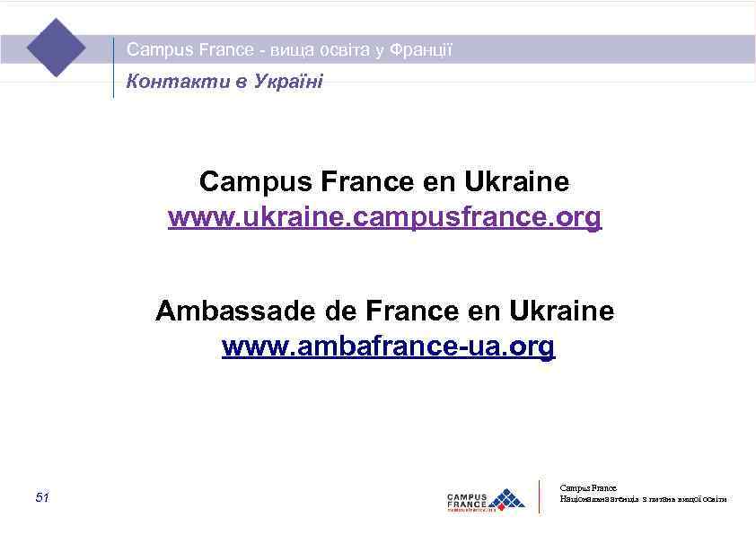 Campus France - вища освіта у Франції Campus. France - вища освіта у Франції