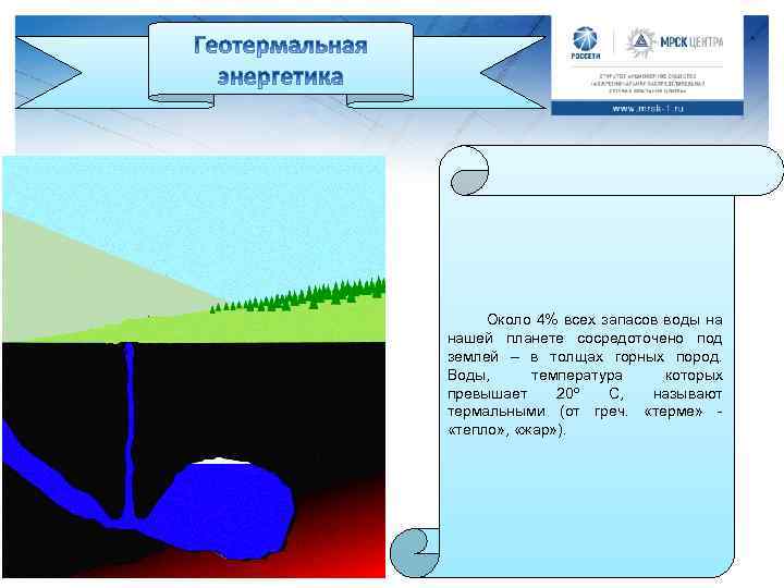 Около 4% всех запасов воды на нашей планете сосредоточено под землей – в толщах