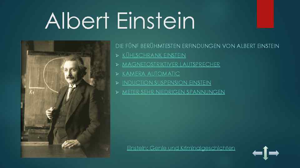 Albert Einstein Die Fünf Berühmtesten Erfindungen Von Albert
