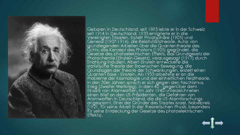 Albert einstein theorien und erfindungen