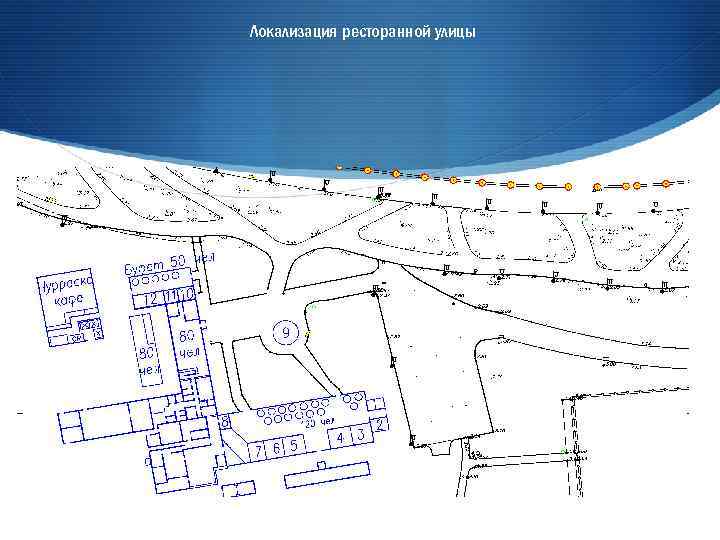 Локализация ресторанной улицы 