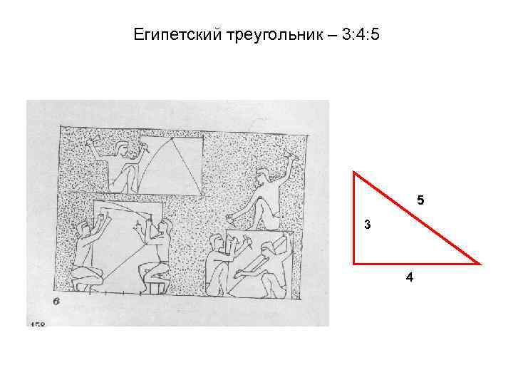 Египетский треугольник – 3: 4: 5 5 3 4 