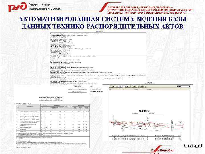 ОКТЯБРЬСКАЯ ДИРЕКЦИЯ УПРАВЛЕНИЯ ДВИЖЕНИЕМ – СТРУКТУРНОЕ ПОДРАЗДЕЛЕНИЕ ЦЕНТРАЛЬНОЙ ДИРЕКЦИИ УПРАВЛЕНИЯ ДВИЖЕНИЕМ – ФИЛИАЛА ОАО