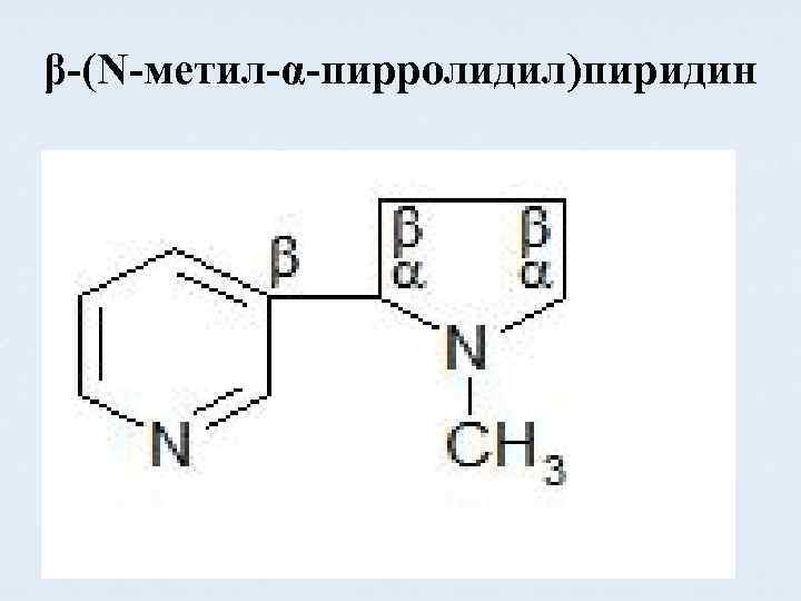 β-(N-метил-α-пирролидил)пиридин 