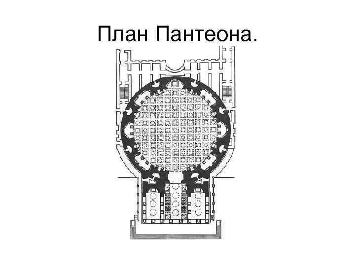 План Пантеона. 