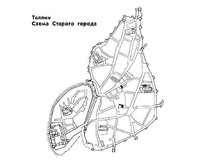 Схема древнего города