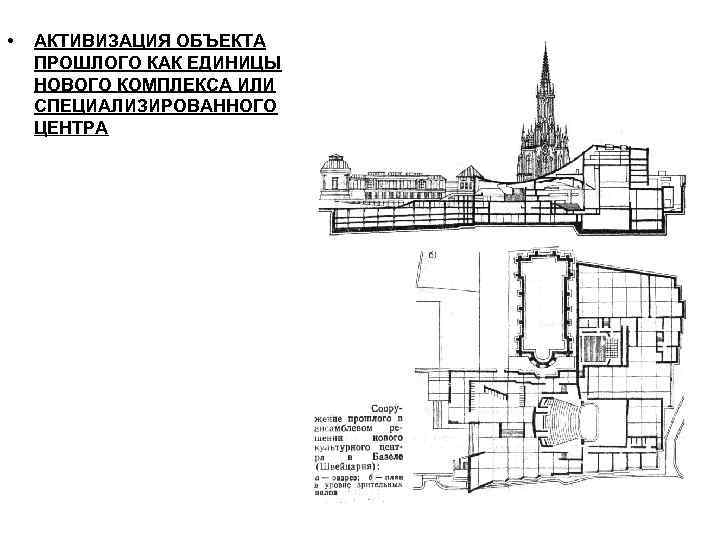  • АКТИВИЗАЦИЯ ОБЪЕКТА ПРОШЛОГО КАК ЕДИНИЦЫ НОВОГО КОМПЛЕКСА ИЛИ СПЕЦИАЛИЗИРОВАННОГО ЦЕНТРА 