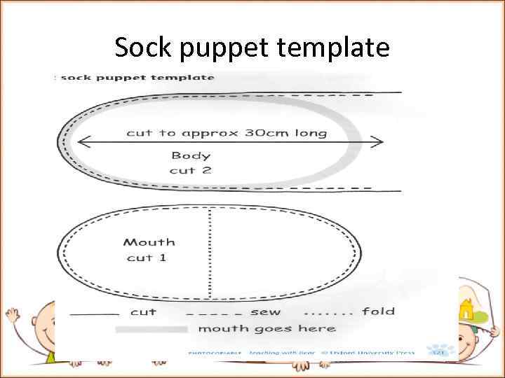 Sock puppet template 