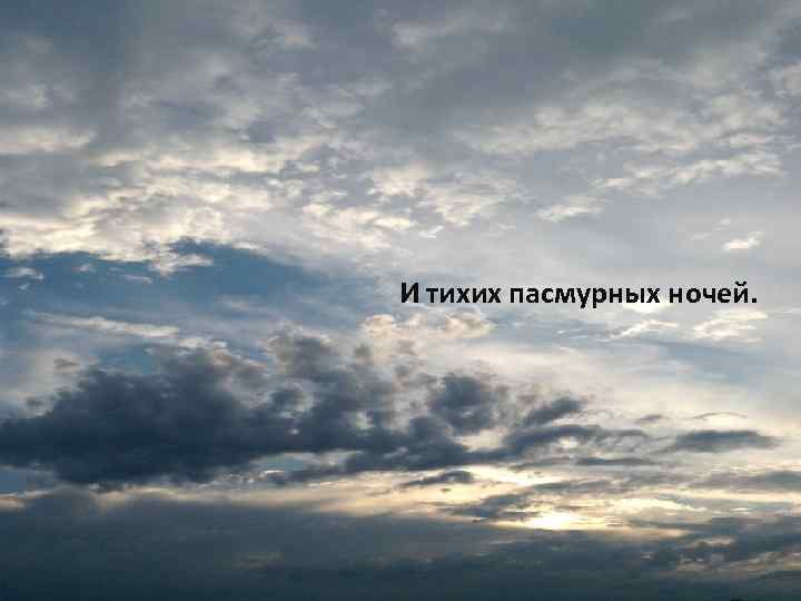 И тихих пасмурных ночей. Нет ничего чудеснее заката, Душистого Последних солнечных лучей. лесного аромата,
