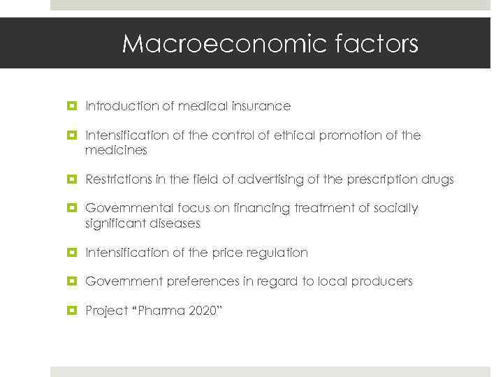 Macroeconomic factors Gruppe 22 E 17. Mai 2010 Slide 10 Introduction of medical insurance