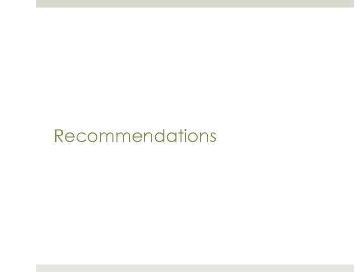 Gruppe 22 E 17. Mai 2010 Slide 27 Recommendations 