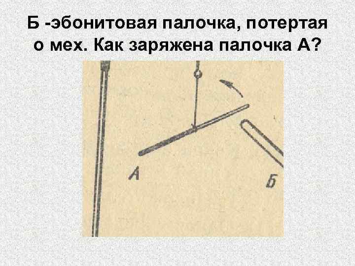 Эбонитовая палочка