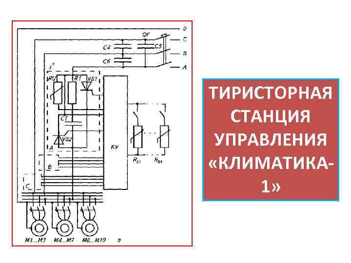 ТИРИСТОРНАЯ СТАНЦИЯ УПРАВЛЕНИЯ «КЛИМАТИКА 1» 