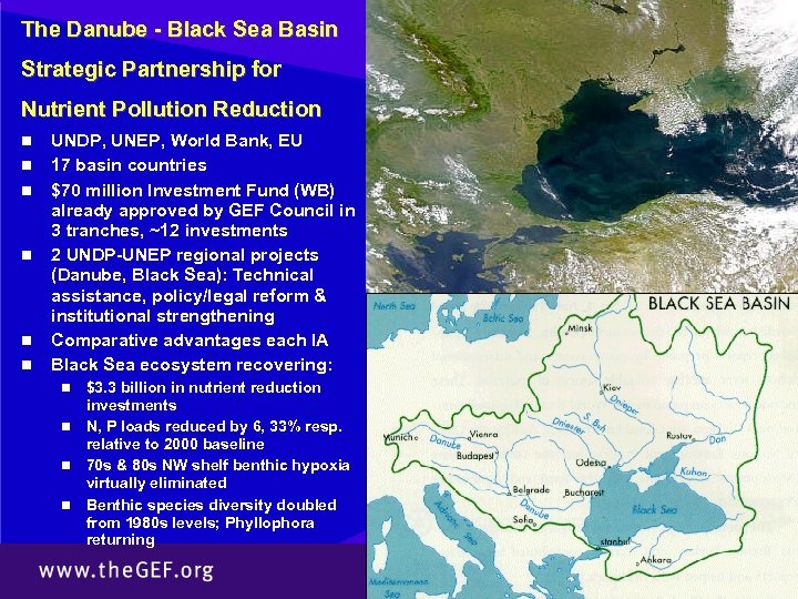 The Danube - Black Sea Basin Strategic Partnership for Nutrient Pollution Reduction n n