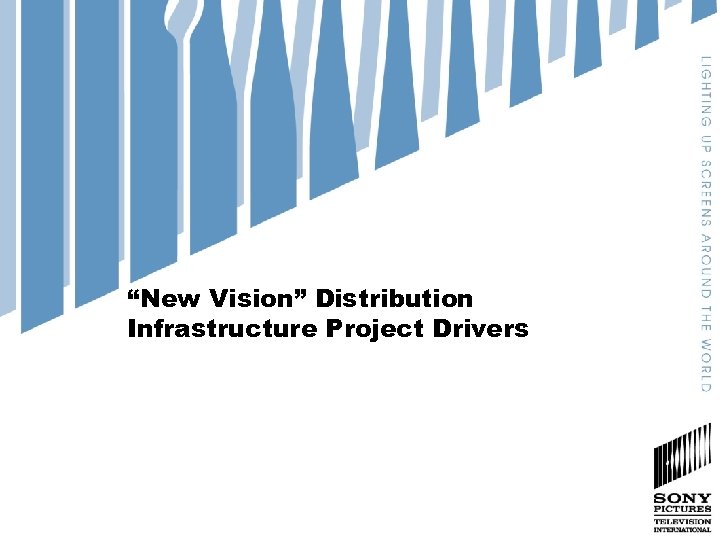 “New Vision” Distribution Infrastructure Project Drivers 