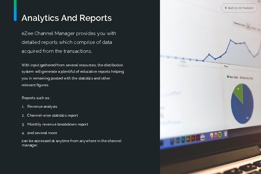 Back to All Features Analytics And Reports e. Zee Channel Manager provides you with