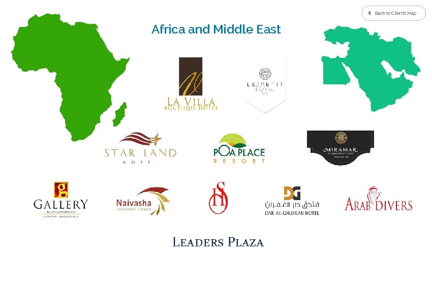 Back to Clients Map Africa and Middle East 