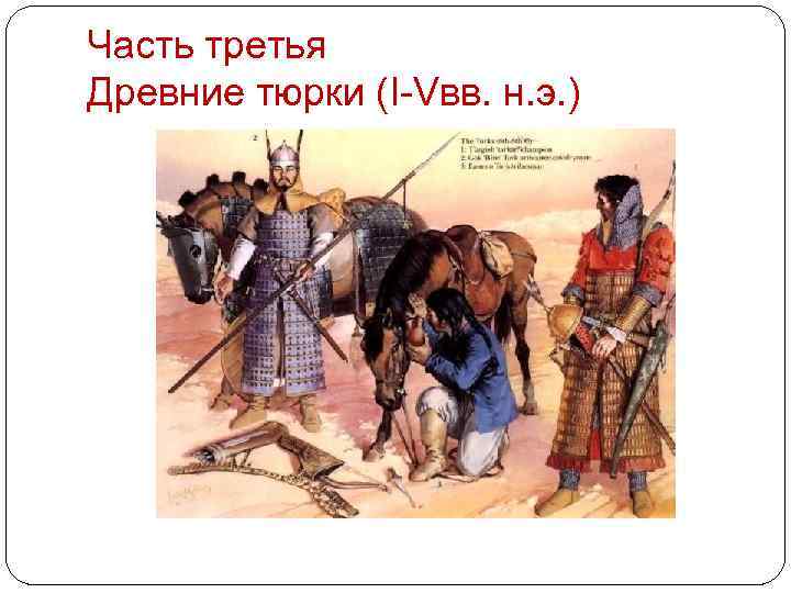 Часть третья Древние тюрки (І-Vвв. н. э. ) 