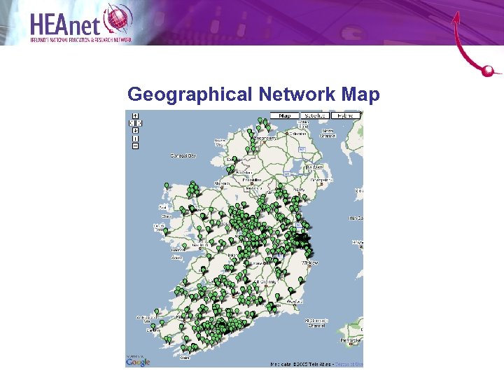 Geographical Network Map 