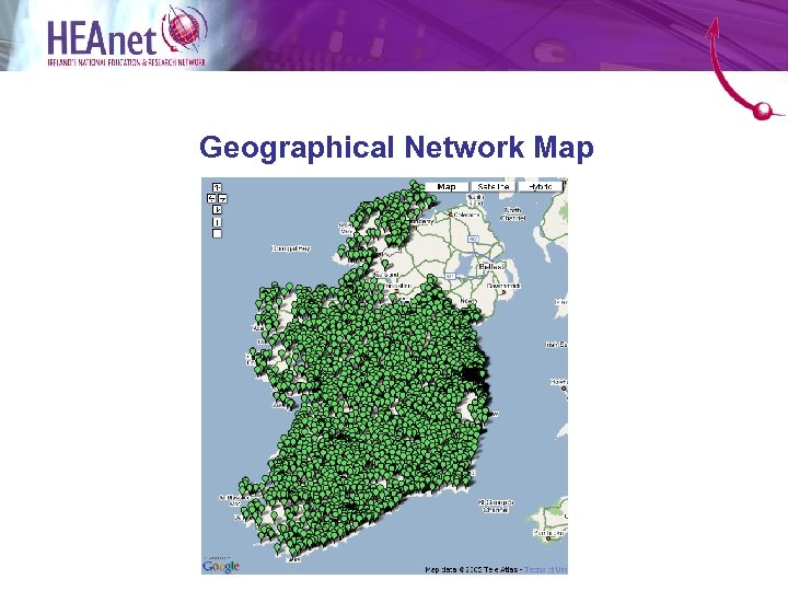 Geographical Network Map 