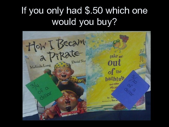If you only had $. 50 which one would you buy? 