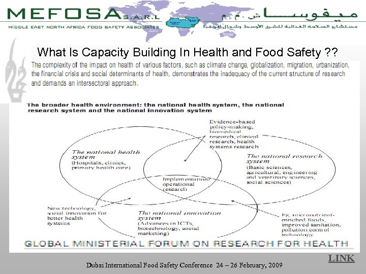  What Is Capacity Building In Health and Food Safety ? ? Dubai International