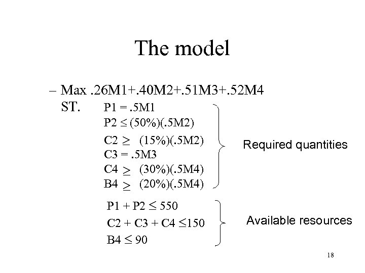 The model – Max. 26 M 1+. 40 M 2+. 51 M 3+. 52