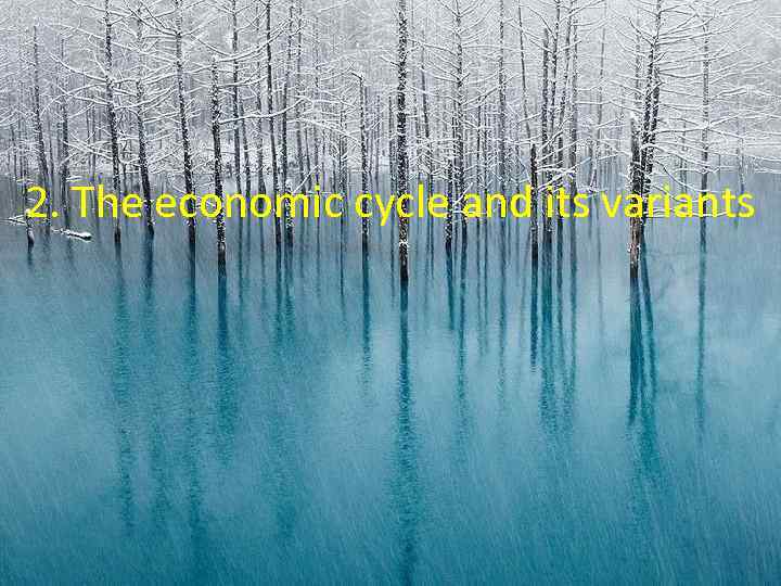 2. The economic cycle and its variants 