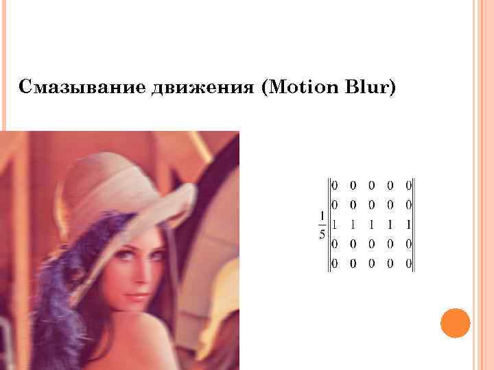 Смазывание движения (Motion Blur) 
