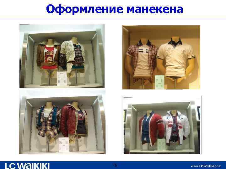 Оформление манекена 79 