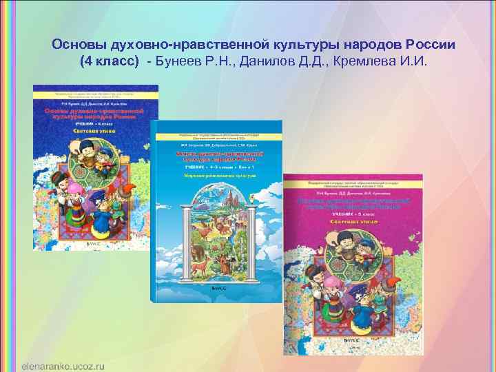 Основы духовно-нравственной культуры народов России (4 класс) - Бунеев Р. Н. , Данилов Д.