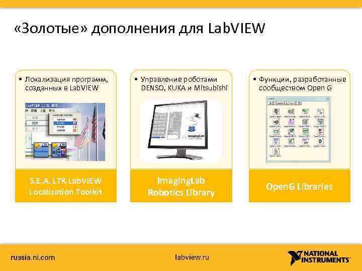  «Золотые» дополнения для Lab. VIEW • Локализация программ, созданных в Lab. VIEW •