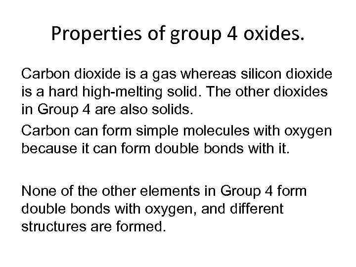 group 4 elements