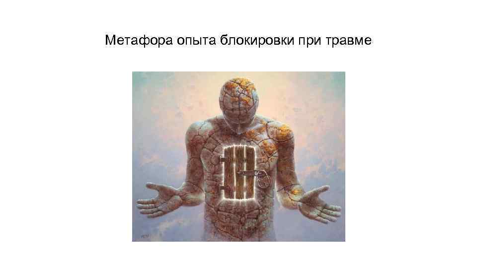 Метафора опыта блокировки при травме 