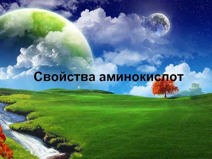 Свойства аминокислот 