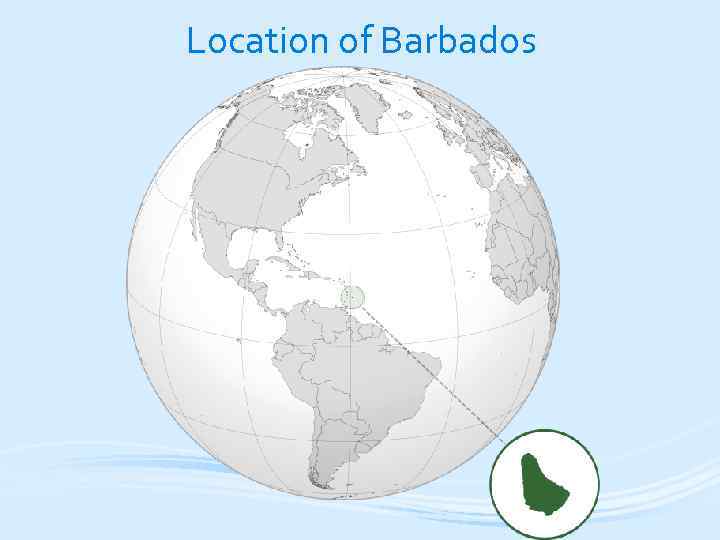 Location of Barbados 