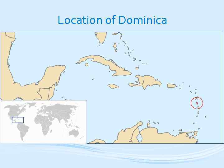 Location of Dominica 