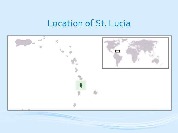 Location of St. Lucia 