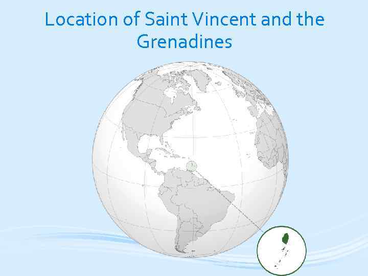 Location of Saint Vincent and the Grenadines 