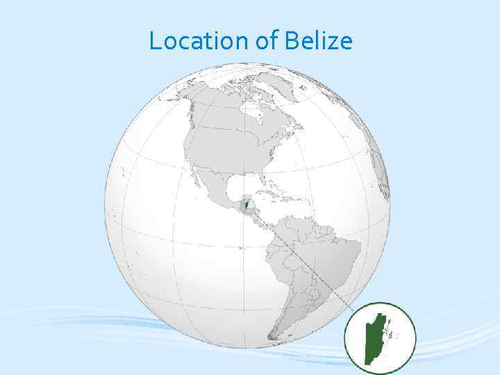 Location of Belize 