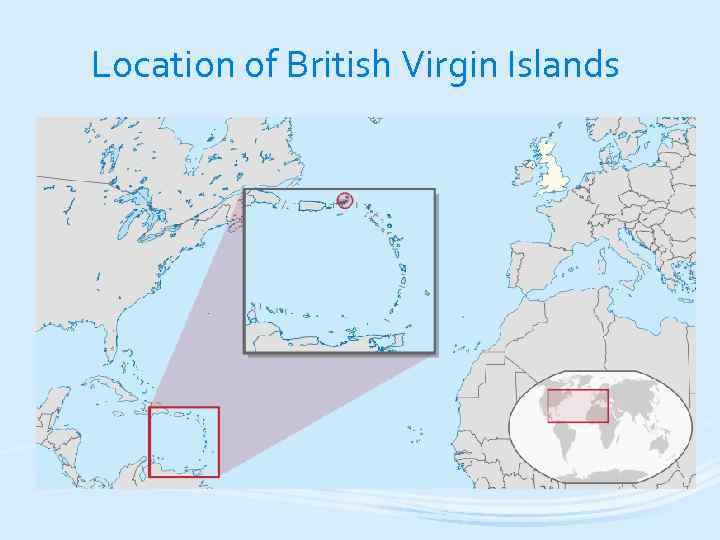 Location of British Virgin Islands 