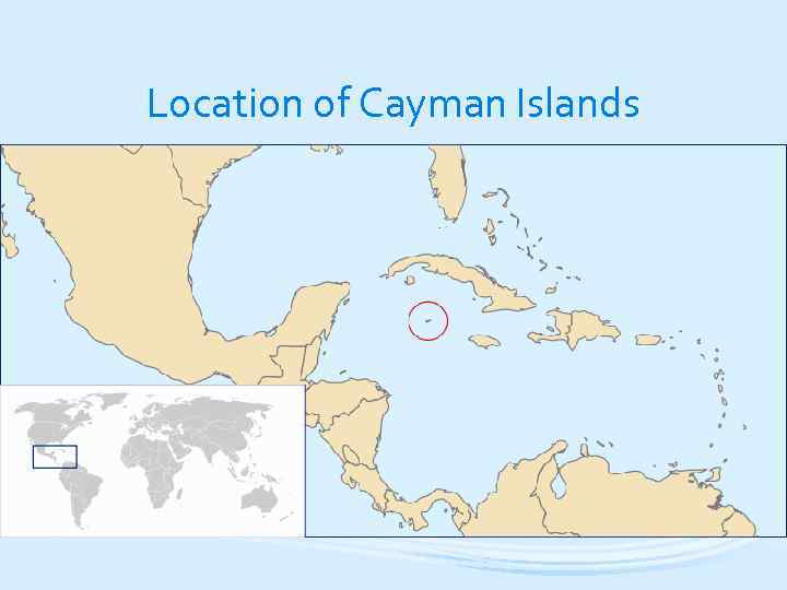 Location of Cayman Islands 